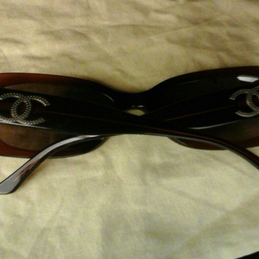 Chanel brown sunglasses